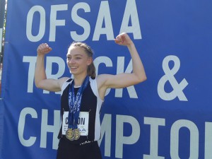 2019 OFSAA Junior  Champion Jillian Catton - Also BTC Athlete of the Month